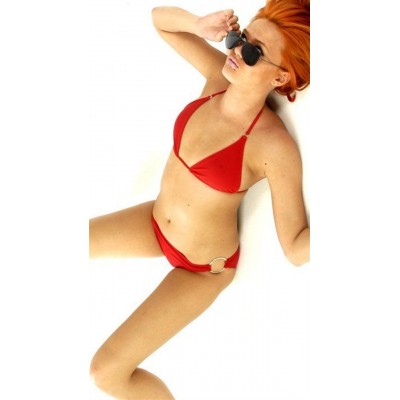 Terry Pau TP120606 Ateş Kırmızısı Bikini Takım