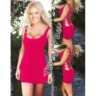 Terry Pau TP101122 Kırmızı Özel Tasarım Elbise