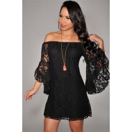 Terry Pau TP101225 Dantelli Elbise