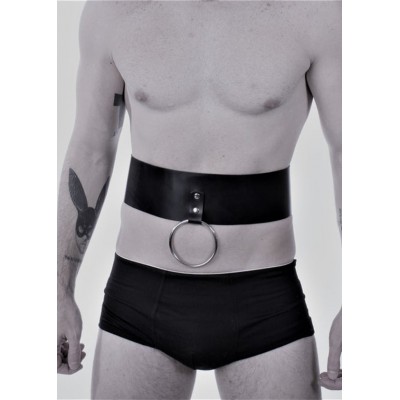Halka Detaylı Seksi Erkek Göbek Harness - APFTM36