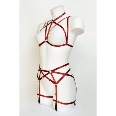 Seksi İç Çamaşırı Harness Takım - APFT161